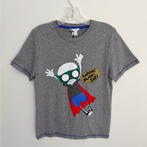 NWT Little Marc Jacobs Gray Superhero Graphic Tee